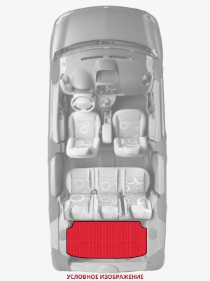 ЭВА коврики «Queen Lux» багажник для Porsche Cayenne
